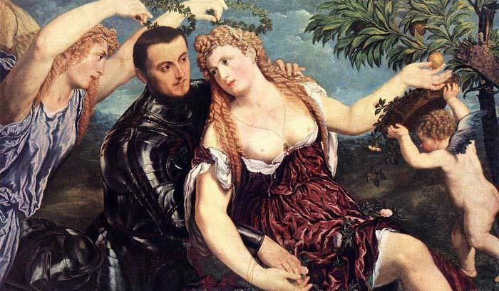 Paris Bordone Allegory with Lovers china oil painting image